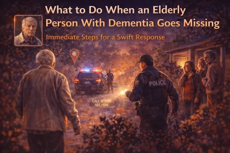 Elderly Person With Dementia Goes Missing