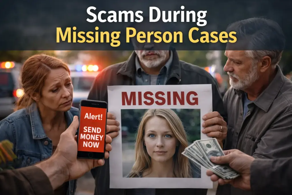 Scams During Missing Person Cases