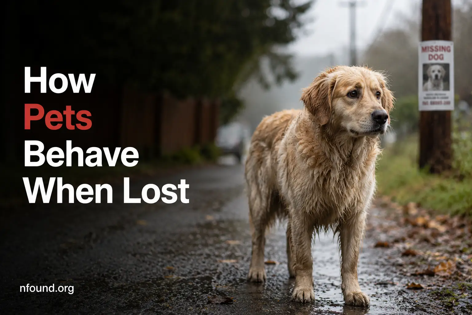 How Pets Behave When Lost